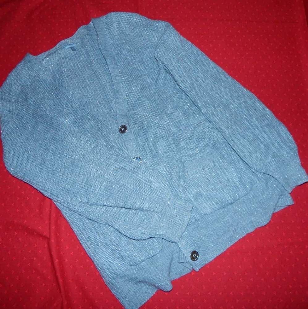 Bubble sleeve cardigan